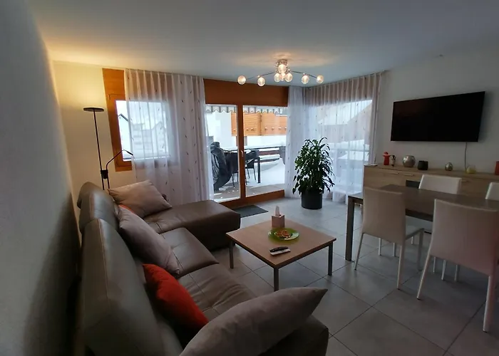 Athos 1 - Top-angebot - Modern, Gross, Lichtdurchflutet Appartement Leukerbad