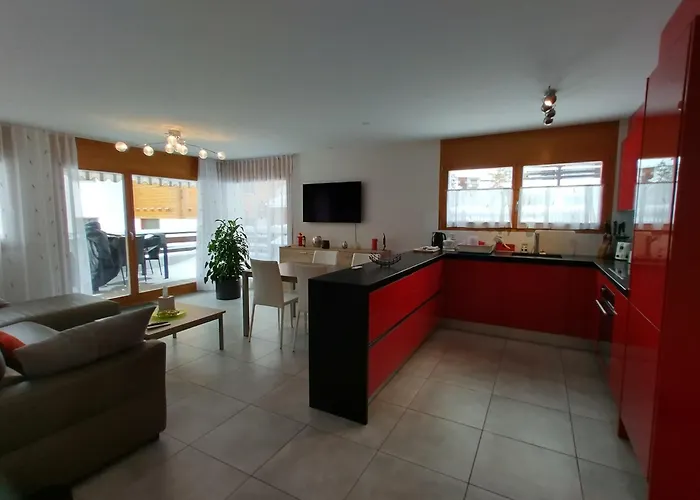 Athos 1 - Top-angebot - Modern, Gross, Lichtdurchflutet * Leukerbad